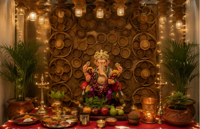 Eco-Friendly Ganpati Decoration