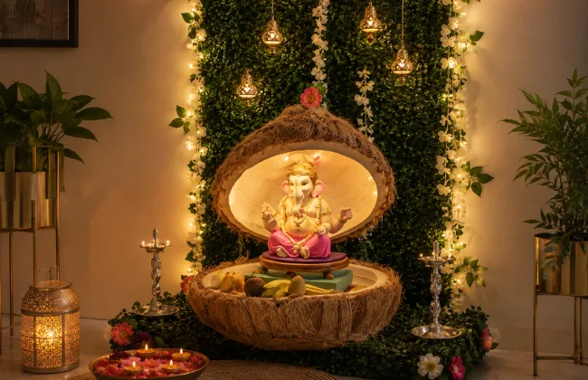 Unique ganpati Decoration