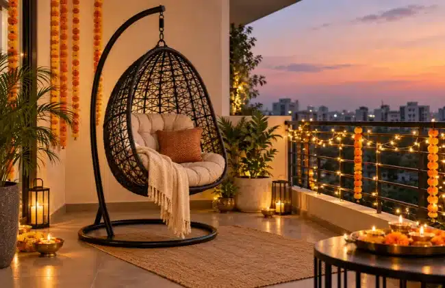 Metal Swing a Diwali Makeover
