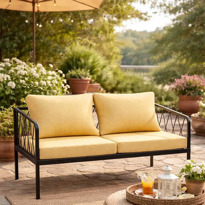 2 Seater metal Sofa