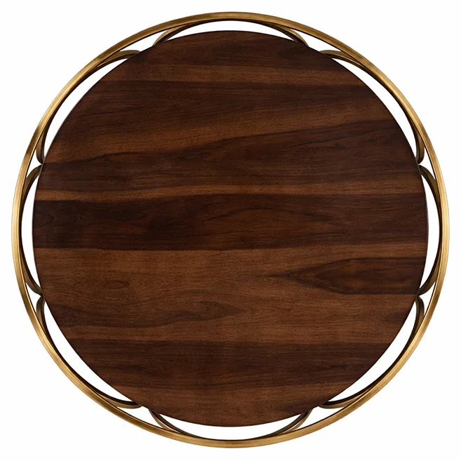 HaloCraft round metal coffee table / Centre Tables