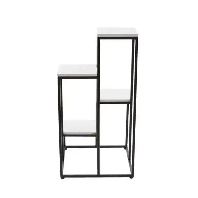 Marbella Luxe 4 tiered plant stand, elegant metal stand for indoor and outdoor plants