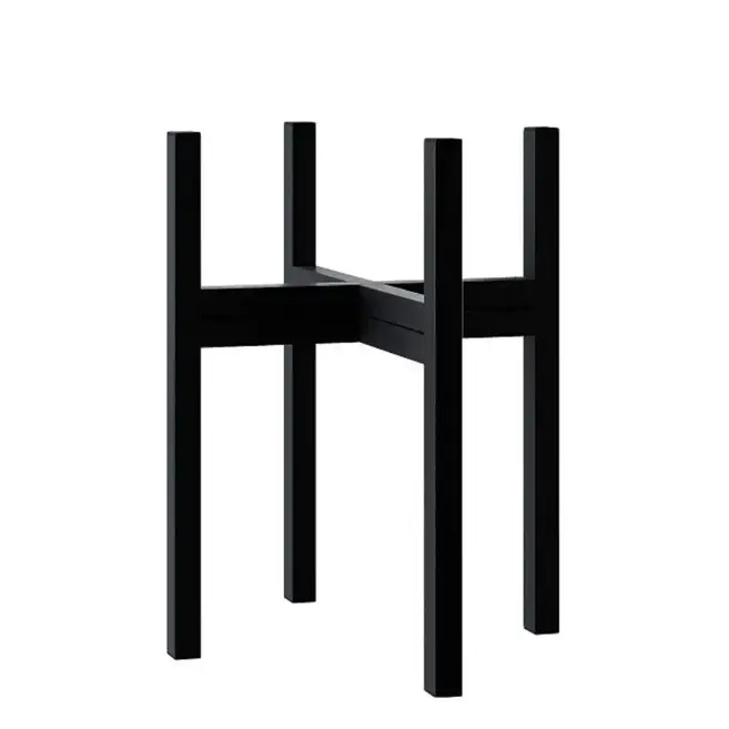 Modern Black Planter Stand, metal stand