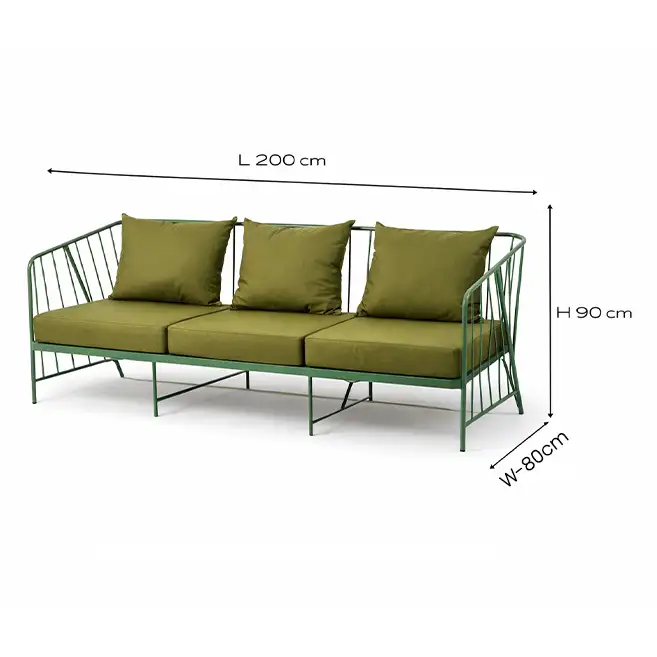 Metal sofa