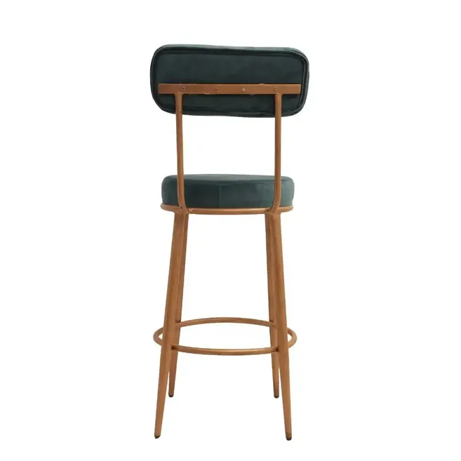 Steel Metallic Gold Bar Chair