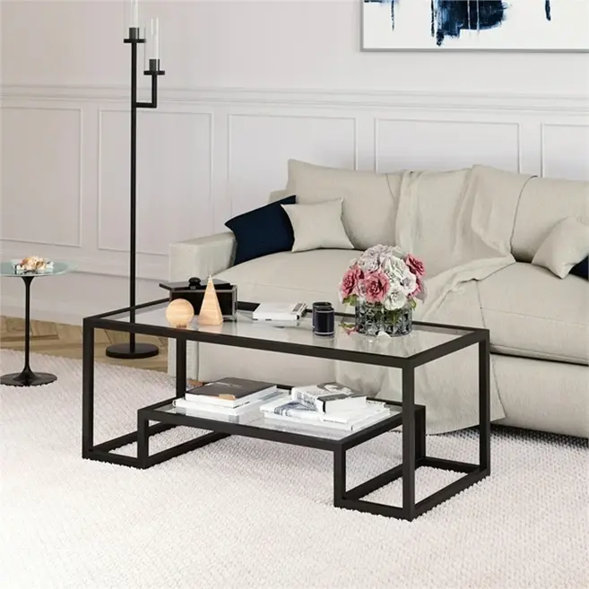 Metal coffee table