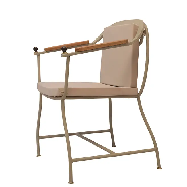 Courtyard metal chair