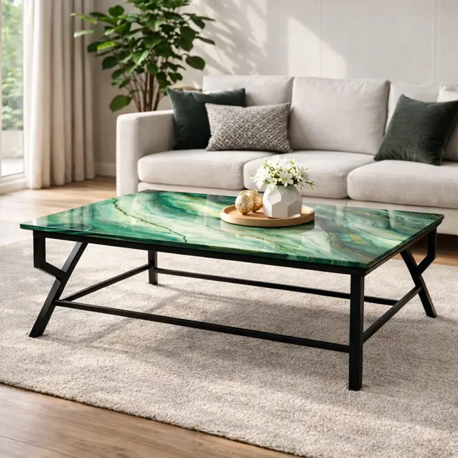 metal coffee table