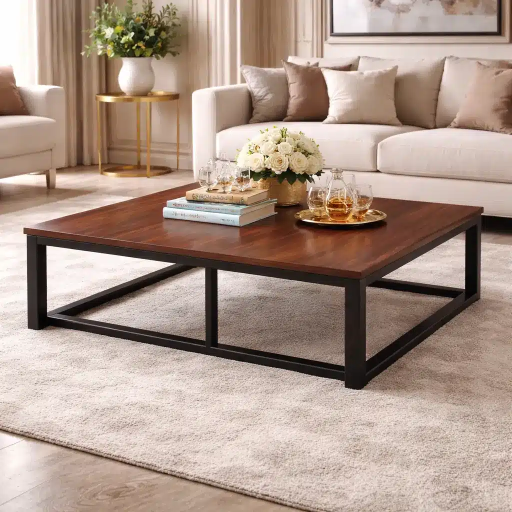 Coffee Table & Stool Set