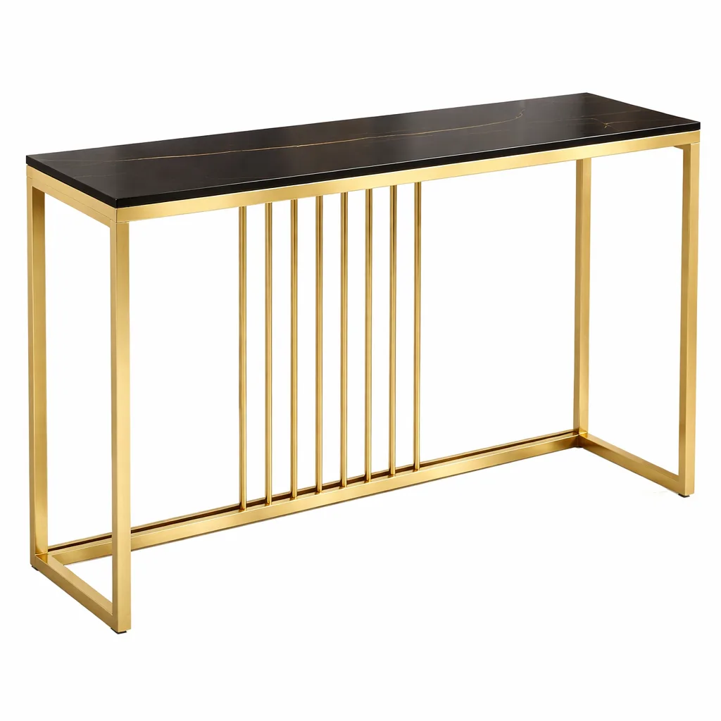 Metal console table
