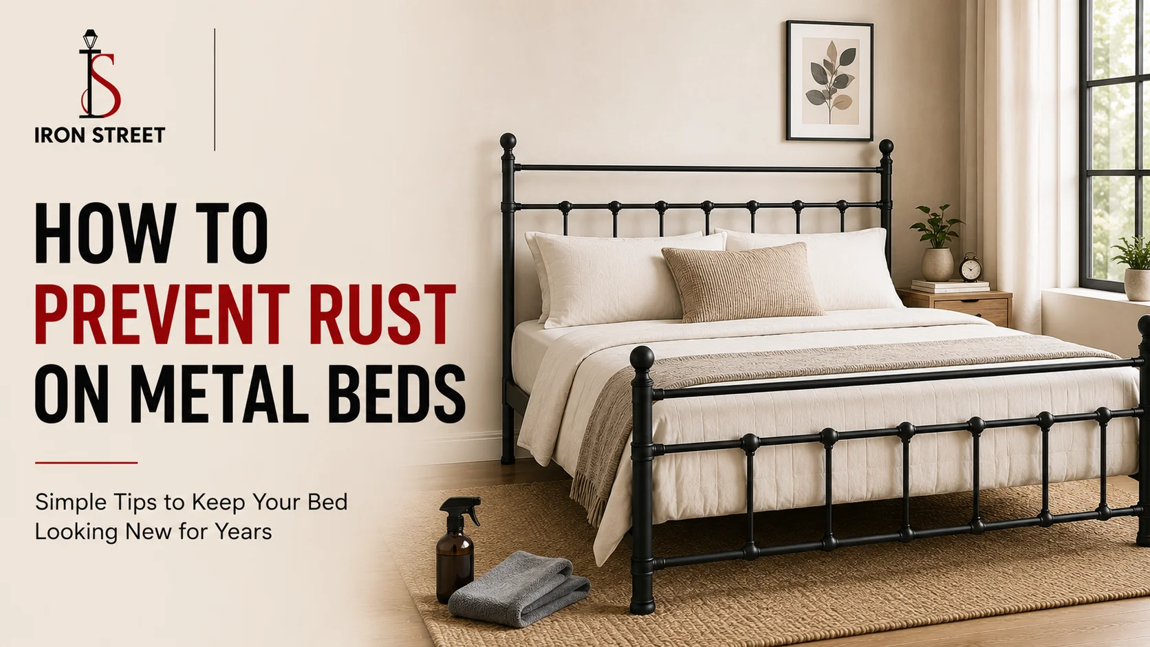 how to prevent rust on metal beds