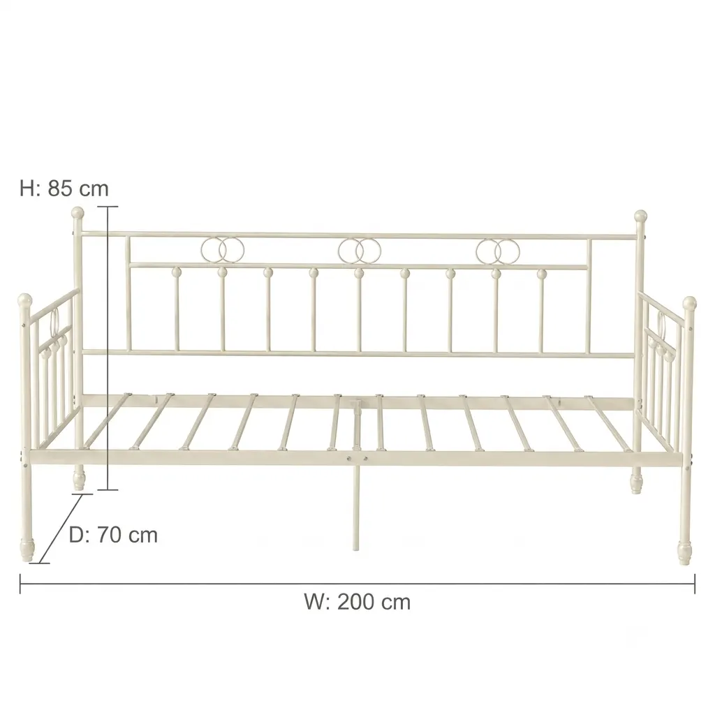 Tuscany 3 Seater Metal Sofa